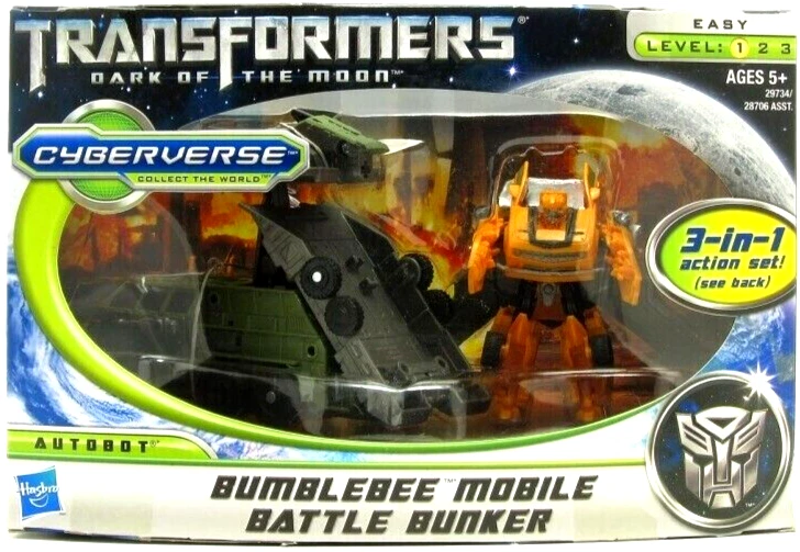 Hasbro Transformers Dark of the Moon Bumblebee Mobile Battle Bunker Cyberverse - Immagine 1 di 1
