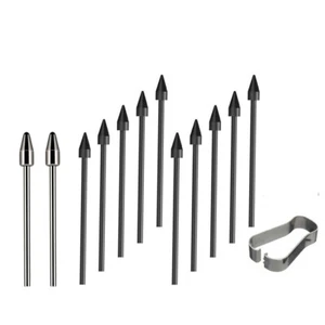 Metal Nibs/Tips Replacement for Samsung Galaxy Tab S9/S9FE+/S7/S6 (2+10 Pcs Set) - Picture 1 of 8