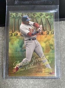 1999 Fleer Metal Universe Brian Jordan Precious Metal Gems PMG #22/50 ULTRA RARE