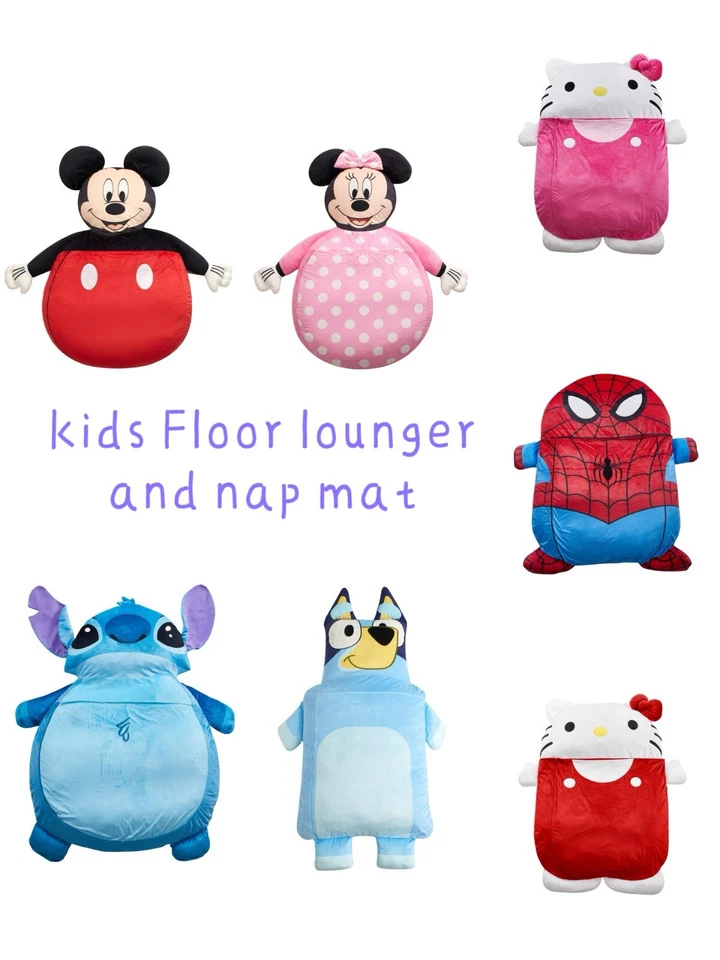 Kid's Oversized Floor Lounger and Nap Mat - Image 1 of 1