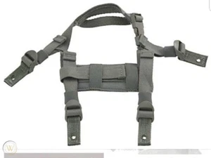 ACH MICH Combat Helmet Retention System green Chin Strap Assembly Nape Pad New - Picture 1 of 4
