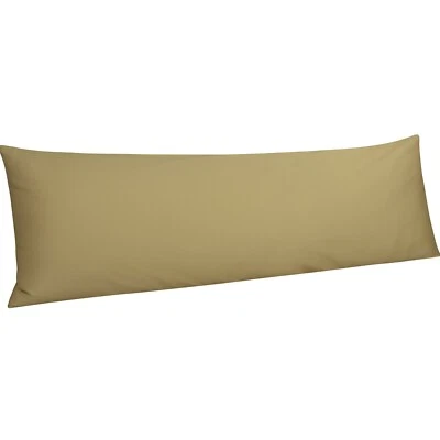 100% Cotton Long Body Pillow Cover Soft Envelope Pillowcase for Body 20X54 Inch - Image 1 of 4