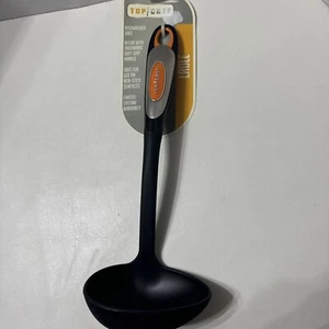 Top Chef Mestolo Servizio Utensile Nuovo NOS Nero #1735 12” Ergonomico Antiaderente - Foto 1 di 11