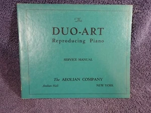 The Duo-Art Reproducing Piano Service Manual The Aeolian Company Book - Picture 1 of 2