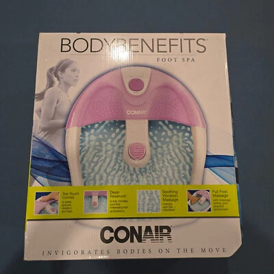 Conair -Body Benefits Foot Spa - Depósito profundo - Masaje vibratorio y calor - Nuevo Foto 1 de 4