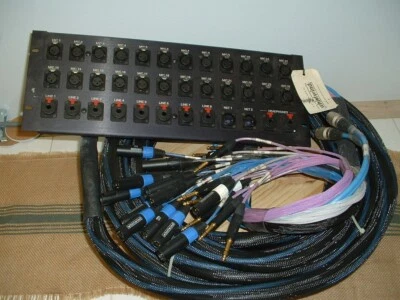 36 channel Whirlwind custom input panel, 24 mic, 10 line, 2 ethernet, never used - Image 1 of 4