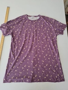 Camisón de mujer talla TU 20 púrpura estampado floral 28523 - Imagen 1 de 13