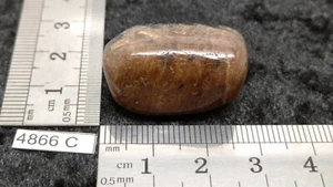 CHIASTOLITE ANDALOUSITE - pierre roulee naturelle - mineraux lithotherapie reiki - Picture 1 of 3