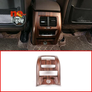 Wood Grain Rear Air Vent Kick Guard Decorate Cover For BMW X3 X4 G01 G02 18-2020 - Picture 1 of 6