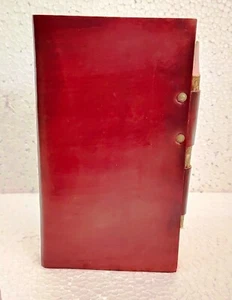 9x5" Leather diary with recycled paper leather travel pencil Lot of 5 - Picture 1 of 5