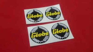 FORD FALCON SMALL HUB BATHURST GLOBE WHEEL CAP DECALS X4 SUIT XY XA 35MM DECAL - Imagen 1 de 2