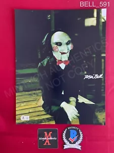 Puzzle Tobin Bell seghetto autografato firmato 11x14 foto Beckett COA horror - Foto 1 di 7