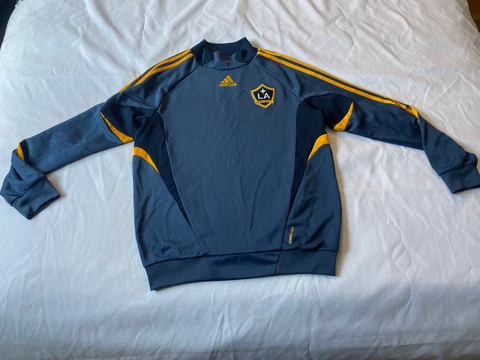 Adidas Los Angeles Galaxy Formotion Mens Long Sleeve Soccer Sweater Size Medium Cover