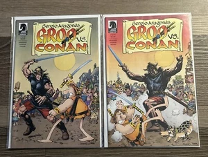 Groo Vs Conan der Barbar #1, 2 fast neuwertig Dark Horse Comics Sergio Aragones - Bild 1 von 7