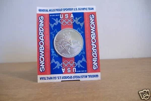 ~GENERAL MILLS~SNOW BOARDING COIN~NAGANO 1998 OLYMPICS~ - Picture 1 of 1