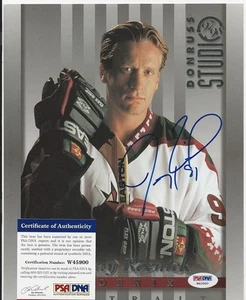 JEREMY ROENICK SIGNED PHOENIX COYOTES STUDIO 8X10 PHOTO PSA/DNA W45900 - Picture 1 of 1