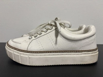 Zapatillas de plataforma de cuero Vince Camuto Randay talla 7 básicas esenciales Rezelli Foto 1 de 4