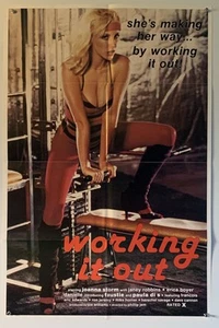 Sexy Joanna Storm WORKING IT OUT 25x38 Original 1983 XRATED Adult Movie Poster - Picture 1 of 1