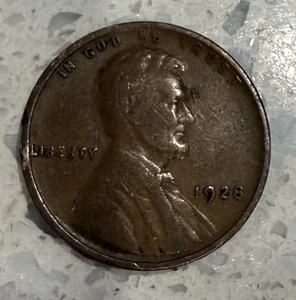 1928 Lincoln Wheat Cent mit Fehlern - Bild 1 von 4