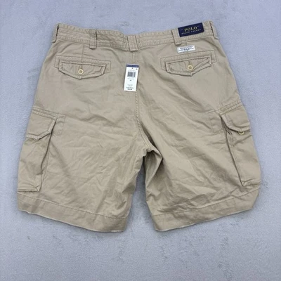 Polo Ralph Lauren Cargo Shorts Mens 42 Beige Soft Almon NWT Utility Work Chino - Image 1 of 4