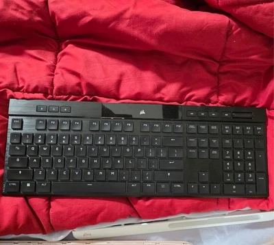 CORSAIR - K100 Air Wireless Full-Size RGB Mechanical Cherry MX Ultra Low - Image 1 of 2