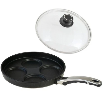 BAF Spiegeleipfanne 26 cm Induktion Aluguss Pancake Pfanne Antihaft & Glasdeckel - Bild 1 von 4