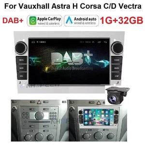 DAB+ Android 14 Autoradio GPS Für Opel Astra H Corsa D Zafira B Apple Carplay - Bild 1 von 16