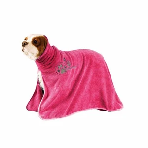 Show Tech+ Dry Dude Hot Pink - Ultra Absorbent Dog & Cat Bathrobe - Picture 1 of 2