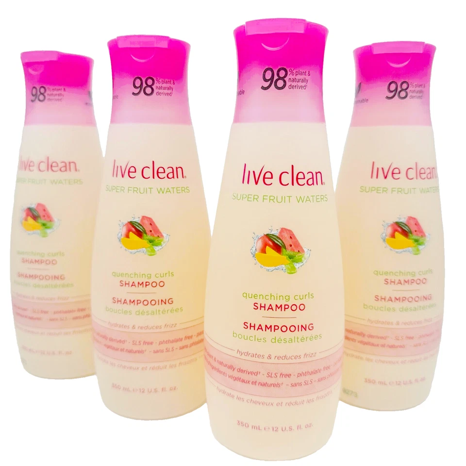 2x Live Clean Super Fruit Shampoo 12 Oz Each