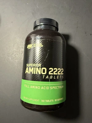 Optimum Nutrition Superior Amino 2222 comprimidos espectro total de aminoácidos 160  - Imagem 1 de 4