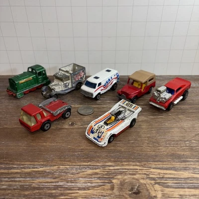 Lot Of 7 Vintage Matchbox Lesney Superfast 37, 56, 26, 53, 88, 24 Diecast Cars - Image 1 of 4
