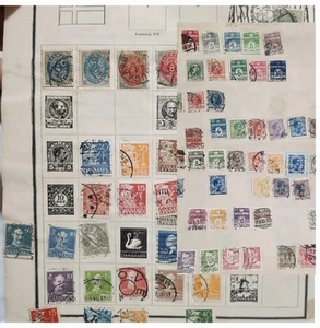 Huge Lot Of Denmark Stamps Multiple Postmarks,MLH.Late 1800s-1950 - Picture 1 of 9