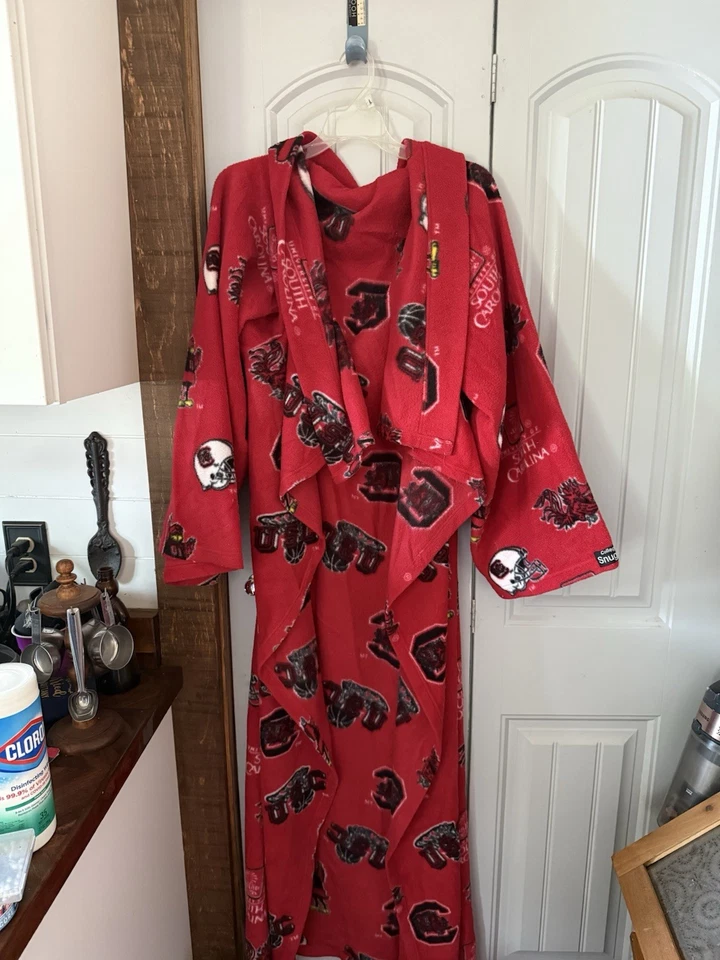 University Of South Carolina Gamecocks Collegiate Snuggie Fleece Blanket Shirt - Image 1 of 1
