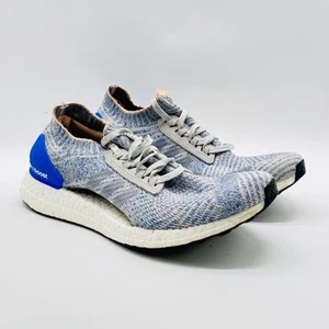 Adidas Ultraboost X Womens 9 Blue Gray White Running Shoes Athletic Sneakers - Picture 1 of 10