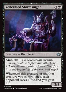 Venerated Stormsinger (097) Tarkir: Dragonstorm TDM MTG Magic - Picture 1 of 1