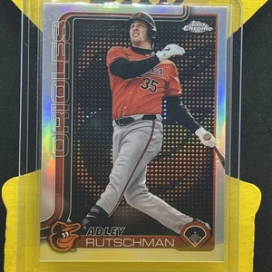 2025 Topps Chrome Adley Rutschman #271 Light Board Logo Refractor Orioles - Picture 1 of 2
