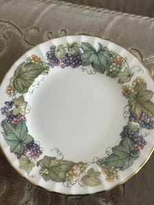 6 x Vintage Royal Worcester Vine Harvest Grape Salad Plate 23cm Ex. Cond. - Picture 1 of 4