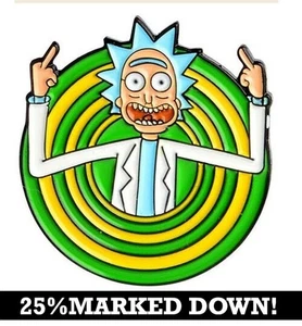 Pin esmaltado Rick & Morty: Mad Scientist F*U* 25% DE DESCUENTO - Imagen 1 de 3