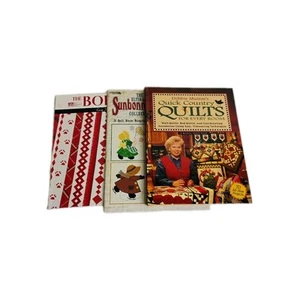 Quilting Book Lot Quilt Patterns & Ideas Sewing - Picture 1 of 3