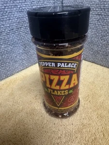 Pepper Palace Hot PIZZA FLAKES Seasoning Heat Level Hot 3.17 oz - Picture 1 of 5