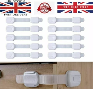 Baby Kindersicher Sicherheitsschrank Türschloss Schrank Schublade Kühlschrank Haustier Kindersicherung - Bild 1 von 12