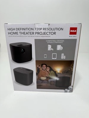RCA 720P Home Theater Projector 120 Lms 1280 x 720 (720P) 2 x HDMI RPJ181-BLACK - Image 1 of 4
