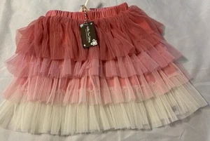 NWT Matilda Jane Heart to Heart Sugar Plum Tulle Ombre Skirt Size 12 Pink - Picture 1 of 5