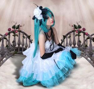 Vocaloid Miku Camellia Cosplay Costume Camellia Gothic lolita wig wig - Picture 1 of 6