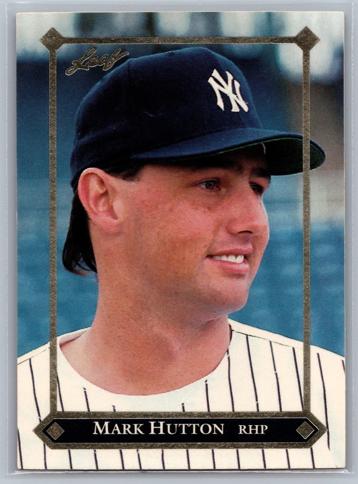 1992 Leaf #BC-6 Mark Hutton Gold Rookies - Image 1 of 2