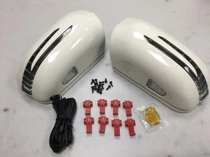 Arrow Type LED Side Mirror Cover For '1995-'2000 Benz W202 C-Class White - Imagen 1 de 3