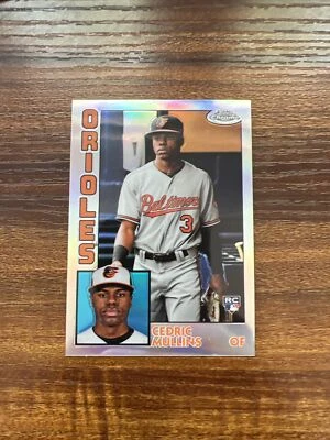 2019 Topps Chrome Cedric Mullins 1984 Anniversary RC - Image 1 of 2