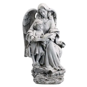 Guardian Angel with Child 19" H Garden Or Patio Statue Outdoor Decoration New - Picture 1 of 1
