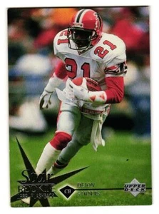 37 Deion Sanders 1997 Upper Deck Football flashback de la corte Falcons - Imagen 1 de 1