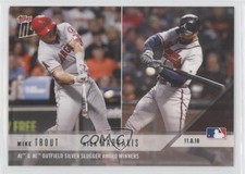 2018 Topps Now Off-Season /295 Mike Trout Nick Markakis #OS38